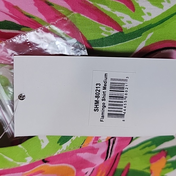 Buckhead Betties Flamingo Med Womans Blouse - Picture 6 of 9